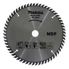 Disco Serra Circular Widea Tct 185x20mm Mdf D-21381 Makita Foto mini 2