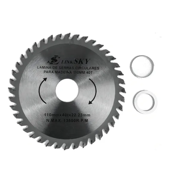Disco Serra Madeira 110mm 40t Para Makita Serra Marmore Foto 1