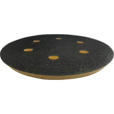 Disco Suporte Lixadeira Roto Orbital Roquite Hookit 6 Prato Foto mini 3