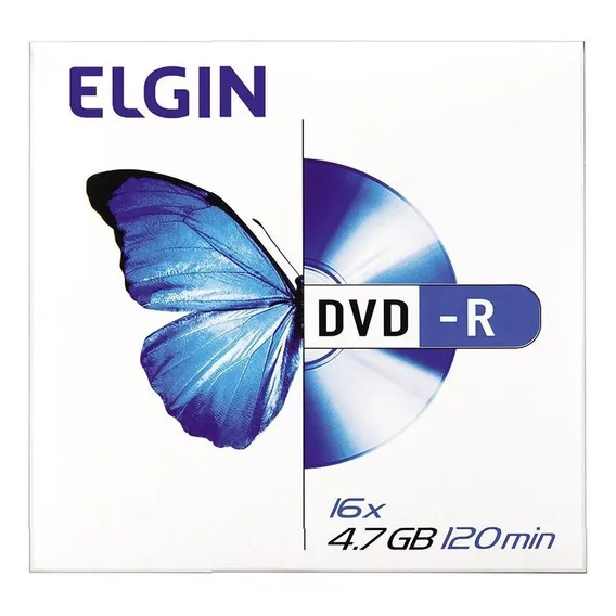 Disco virgem DVD-R Elgin de 16x Foto 1