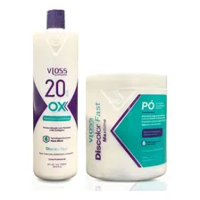 Discolor Fast Kit Descoloração Ox 20 Vol + Pó Desc Branco Foto  mini 1