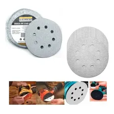 Discos De Lixa Velcro Branco 125mm Grão 220 Kit 200 Un Foto mini 1