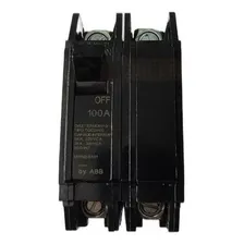 Disjuntor Bipolar 100 Amperes Nema Preto Ge Foto mini  2