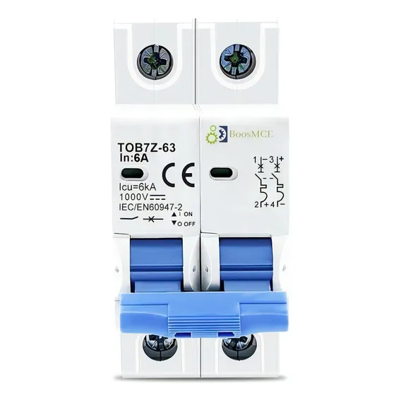 Disjuntor Bipolar 16a Dc Cc 1000v P/ Sistema Solar Foto 1