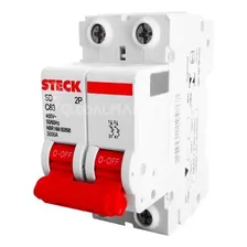 Disjuntor Bipolar 2 Polos 63A Din Curva C 3Ka Sdd62c63 Steck Foto  mini 1