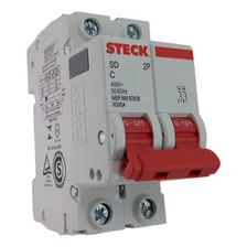 Disjuntor Bipolar 25a Curva C Sdd62c25 - Steck Foto mini 1
