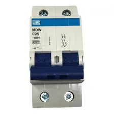 Disjuntor Bipolar Curva C 25a 3ka Foto  mini 1