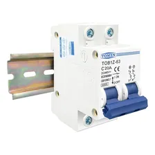 Disjuntor Bipolar Dc Cc Sistema Fotovoltaico Solar 440v 20a Foto mini 1