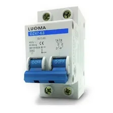Disjuntor Bipolar De 100a - Disjuntor Bi 100 Amperes Foto mini 1