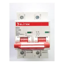 Disjuntor Bipolar De 100a - Disjuntor Bi 100 Amperes Foto mini 3