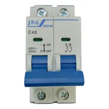 Disjuntor Bipolar De 40a Curva C - Dz47-63 Jng Foto mini 1