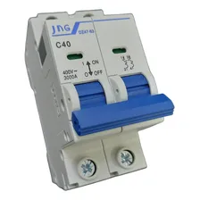 Disjuntor Bipolar De 40a Curva C - Dz47-63 Jng Foto mini 2