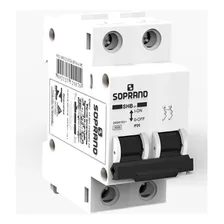 Disjuntor Bipolar Din Curva C 3ka 50a 6 Peças Foto mini 1