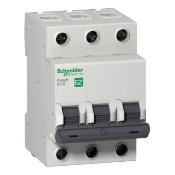 Disjuntor Bipolar Easy9 3p 10a Curva B - 3000a Foto 1