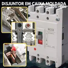 Disjuntor Caixa Moldada 125a Tripolar Trifásico Jm1-225L Foto mini 4