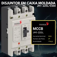 Disjuntor Caixa Moldada 160a Trifásico Jm1-225l/3300 Foto mini 2