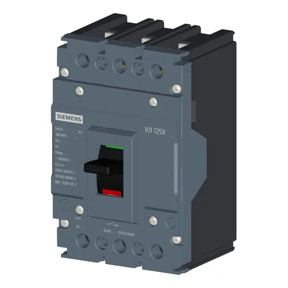 Disjuntor Caixa Moldada Tripolar 50a 25ka 380v 3vj10053da320 Foto 1