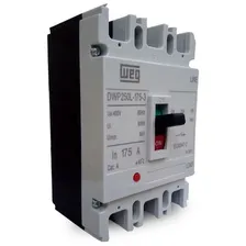 Disjuntor Caixa Moldada Tripolar Dwp250l-160-3 160a Weg Foto mini 1