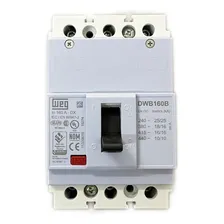 Disjuntor Caixa Moldada Weg 160a 25ka 380v - Dwb160b160-3dx Foto mini 1