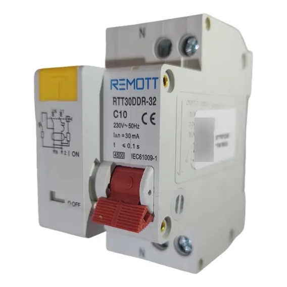 Disjuntor Diferencial Residual Bipolar Dr 10a 230v 2p 30ma Foto 1