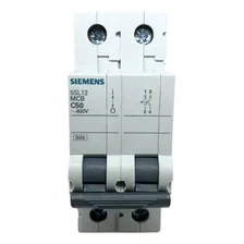 Disjuntor Din Bipolar 50a Curva C 5sl1 Siemens Foto mini  2