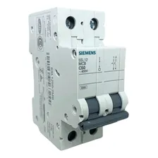 Disjuntor Din Bipolar 50a Curva C 5sl1 Siemens Foto  mini 1