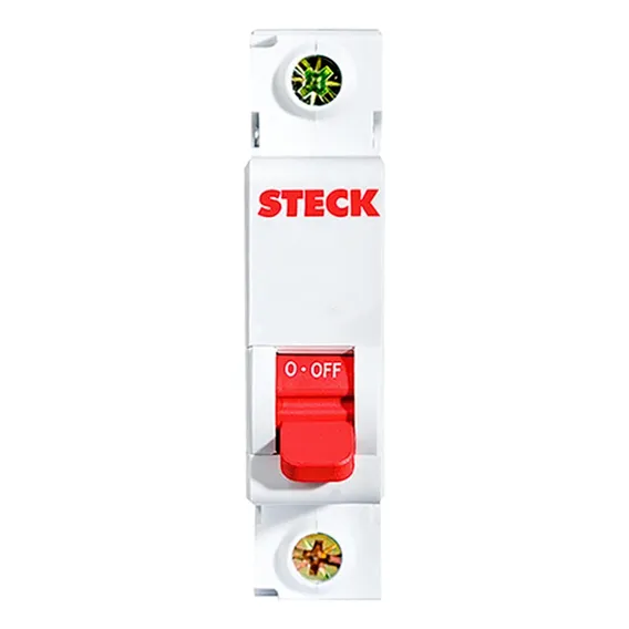 Disjuntor Din Sdd61c32 Curva C Unipolar 32a Steck Foto 1