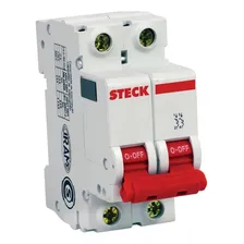 Disjuntor Din Steck Bipolar 40a Foto mini 1