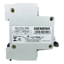 Disjuntor Din Tripolar 32a C 3ka Siemens Iriel 5sj13327mb 220v Foto mini  3