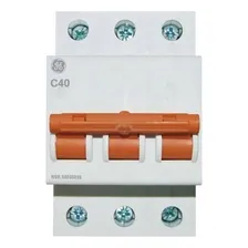 Disjuntor Din Tripolar Trifásico 10a Amperes Ge33slc10 Ge Foto mini  2