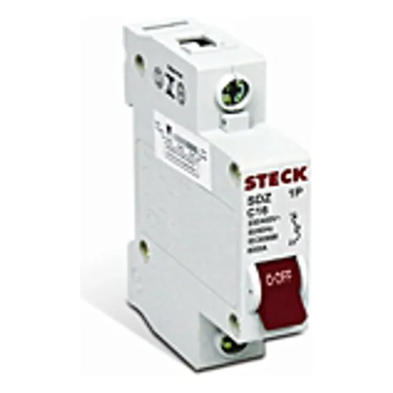 Disjuntor Din Unipolar - Steck - Sd61c06a Foto 1