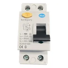 Disjuntor Dr 40a Para Quadro De Comando - Igui Foto mini 1