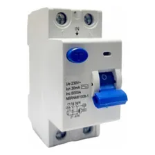 Disjuntor Dr Bipolar Fuga Diferencial Residual 2p 40a 30ma Foto mini 2