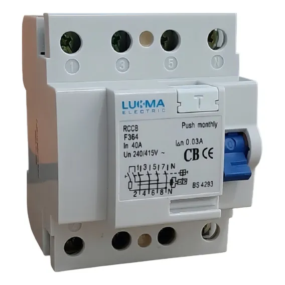 Disjuntor Interruptor Diferencial Residual 4 Polos 40a Foto 1