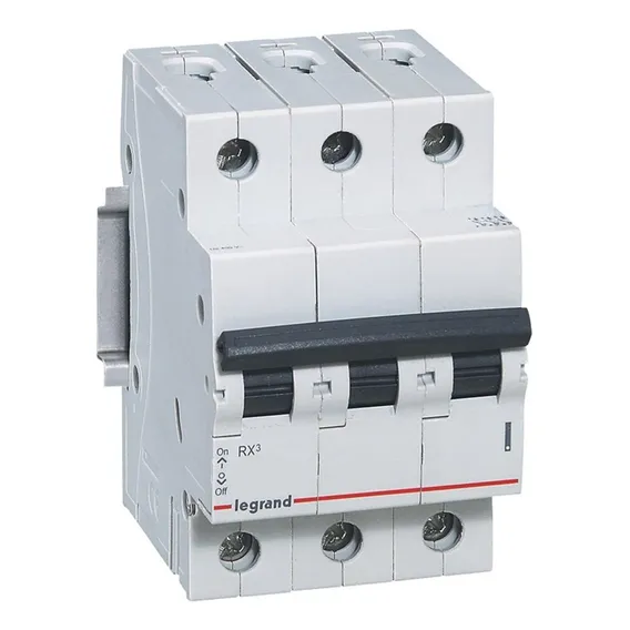 Disjuntor Legrand Din Tripolar 32a 9320 C 419320 Foto 1
