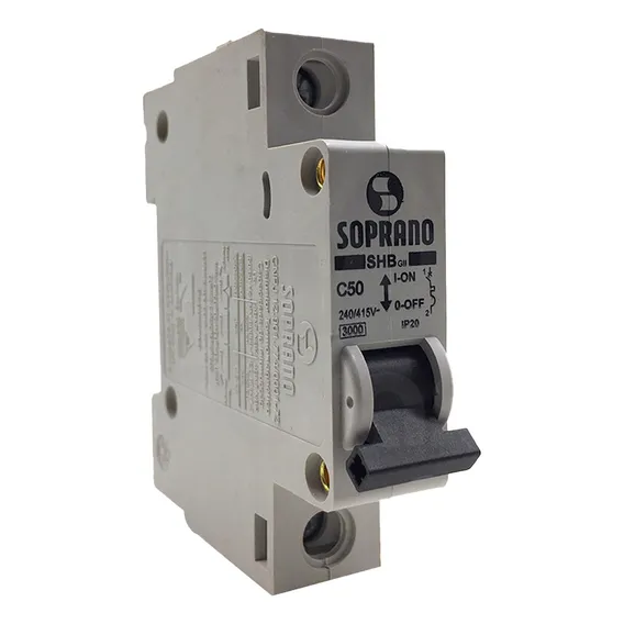 Disjuntor Monopolar Shb Gii - 50a Soprano Foto 1