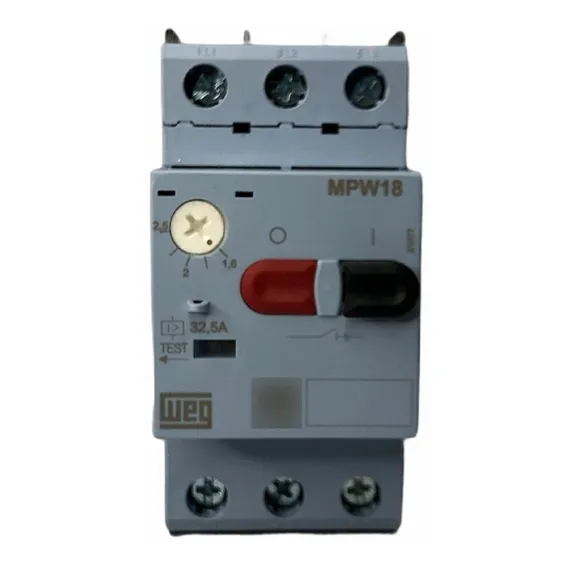 Disjuntor Motor 18a Weg Mpw18-3- Faixa Ajustavel 1,6-2,5a Foto 1
