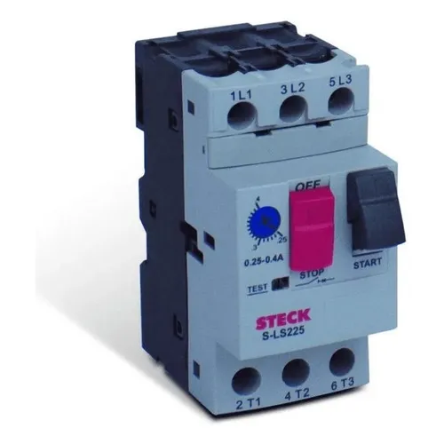 Disjuntor Motor Termomagnetico Tripolar 3p 25a 13-18a Steck Foto 1