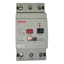 Disjuntor Motor Termomagnetico Tripolar 3p 80a 40-63a Steck Foto mini  2