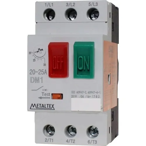 Disjuntor Motor Tripolar 20-25a Metaltex Foto 1