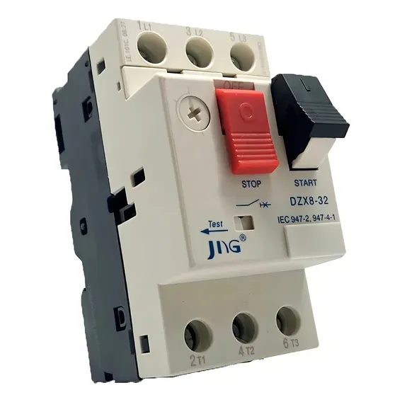 Disjuntor Motor Tripolar Jng Dzx8-32 1~1,6a 220v Foto 1