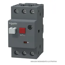 Disjuntor Motor Tripolar Termomagnético 2,5-4a 100Ka 400/415V GZ1E08 Schneider Electric Foto mini 2