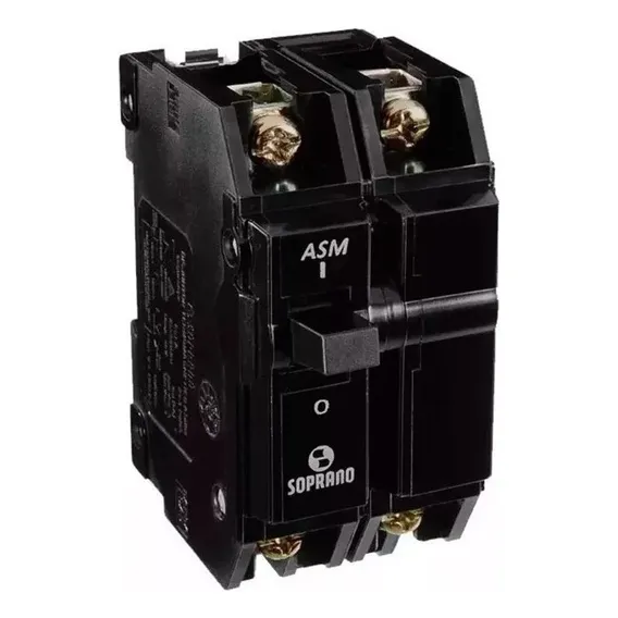 Disjuntor Nema 2p Bipolar 60a Soprano Foto 1