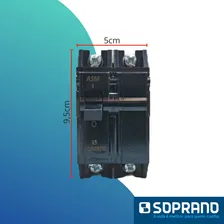 Disjuntor Nema 2p Bipolar 60a Soprano Foto mini  2