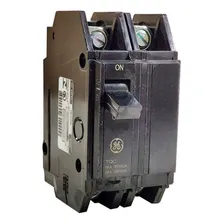 Disjuntor Nema 2p Bipolar 90a Amperes Tqc2490 Preto Ge Foto mini 1