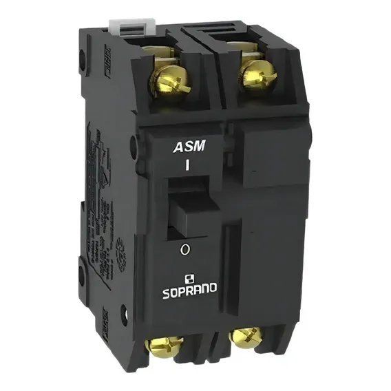 Disjuntor Nema Preto Bipolar 35a Soprano Foto 1