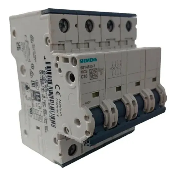 Disjuntor Siemens Trip Neutro 10a Curva C 5sy4610-7 Siemens Foto 1