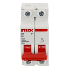 Disjuntor Steck Bipolar 25a Curva B Bip Foto mini  2