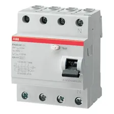 Disjuntor tetrapolar 25a 30mA Abb Disjuntor diferencial Foto mini 1