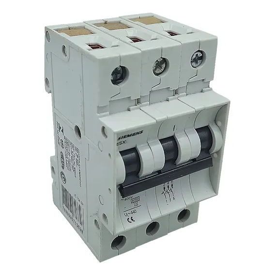 Disjuntor Tripolar 5sx2-c310-7 10a Siemens Foto 1